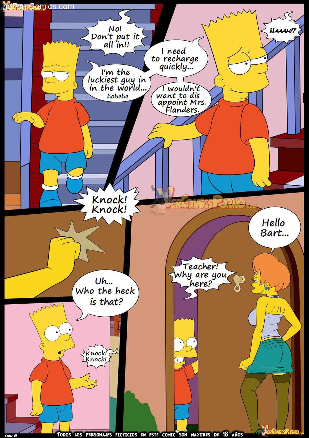 Los Simpsons 5- New Lessons7 free sex comic